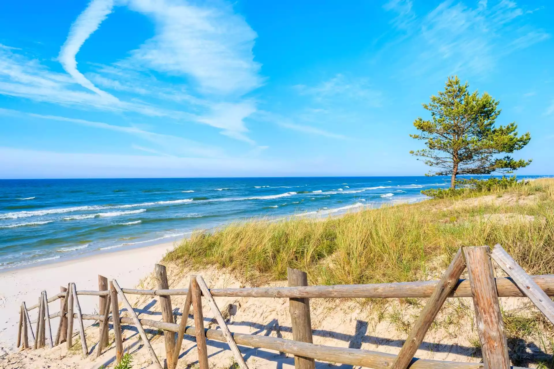 Piękne, duże plaże